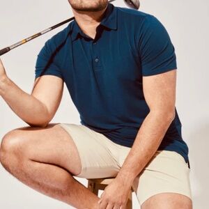 Fresh Clean Tees/ Threads Men’s Short Sleeve Polo 2XL Spruce